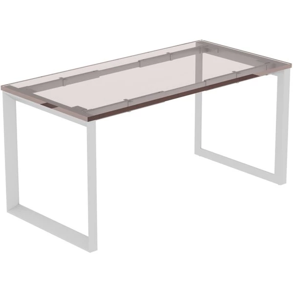 Lorell Tabletop Crossbar, 67" W, Silver - Image 5