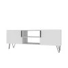Manhattan Comfort Nolita 63" TV Stand with 6 Shelves in White