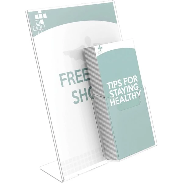 Deflecto Sign and Literature Holder, 8-1/2x11 - Image 7