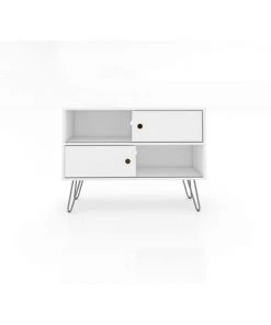 Manhattan Comfort Baxter 35.43" TV Stand With 4 Shelves