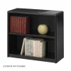 Safco ValueMate Economy Bookcase, 2-Shelf, Black