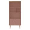 Manhattan Comfort Modern Display Bookcase Cabinet, 5 Shelve