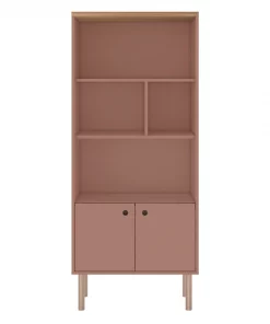 Manhattan Comfort Modern Display Bookcase Cabinet, 5 Shelve