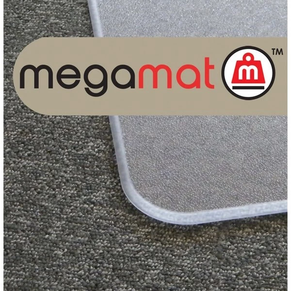 Floortex Chair Mat 46"x53", Rectangular Shape, Clear, for Hard Floor - Image 6