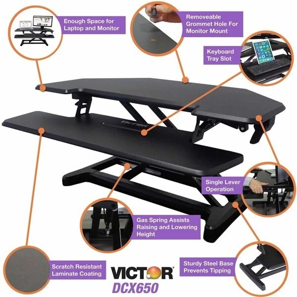 Victor Technology, Llc. 28 in D, 36 in W, Yes H, Black - Image 8