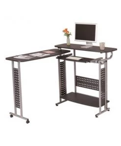 Safco Scoot Shift Standing-Height Desk with Ro