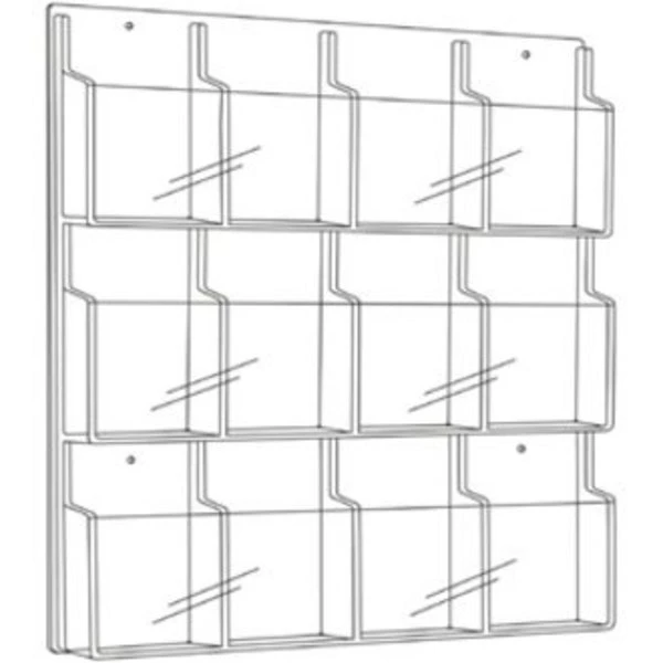 Safco Booklet Display, 12-Pocket - Image 3