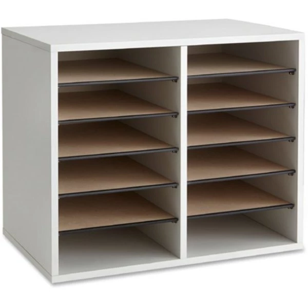 Safco Adjustable Literature Organizer, Gray - Image 3