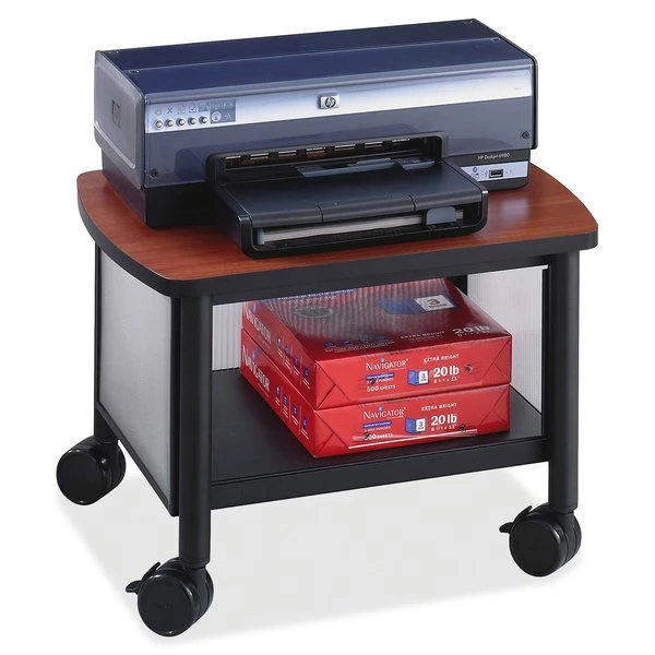 Safco Under Table Printer Stand, Black - Image 2