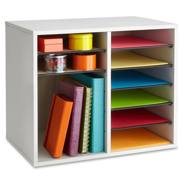 Safco Adjustable Literature Organizer, Gray - Image 2