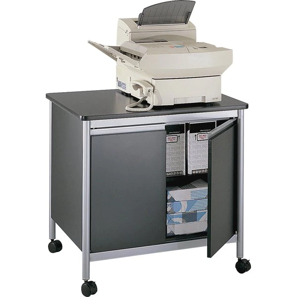 Safco Deluxe Machine Stand, Gray - Image 2