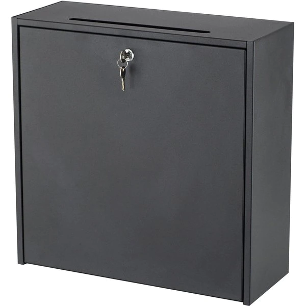 Safco Interoffice Mail Box, 18"H, Steel, Black - Image 2