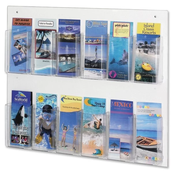 Safco Literature Display, 12 Pamphlet - Image 2