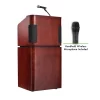 Oklahoma Sound Table and Base Combo Sound Lectern with Wireless Hand Mic