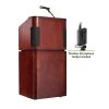 Oklahoma Sound Table and Base Combo Sound Lectern with Wireless Tie Clip
