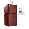 Oklahoma Sound Table and Base Combo Sound Lectern with Wireless Headset Mic