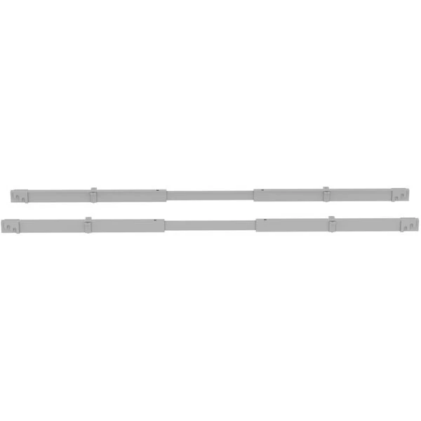 Lorell Tabletop Crossbar, 67" W, Silver - Image 7