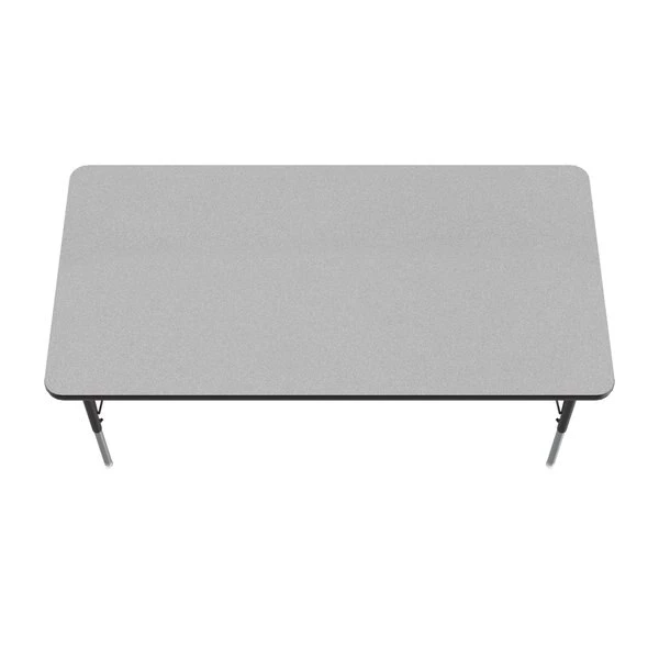 Correll, Inc. Rectangle Adjustable Height Activity Kids School Table, 30" X 72" X 19" to 29", Gray Granite - Image 10