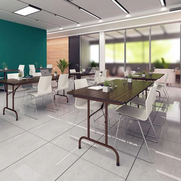 Correll, Inc. Rectangle Commerical Folding Utility Table, 30" W, 72" L, 29" H, High Pressure Laminate Top - Image 5