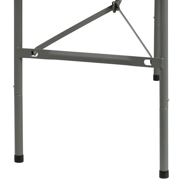 Flash Furniture Rectangle Wh 30X60 Plastic Bi-Fold Table, 30" W, 60" L, 29" H, Plastic Top, White - Image 7