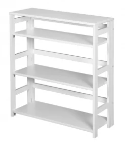 Regency Flip Flop 34" High Folding Bookcase, Whit