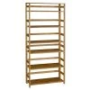 Regency Flip Flop 67" High Folding Bookcase, Medi