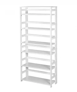 Regency Flip Flop 67" High Folding Bookcase, Whit