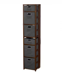 Regency Flip Flop 67" Square Folding Bookcase, Fo