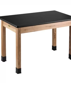 National Public Seating Rectangle Science Lab Table, 24" x 72" x 36", High P, 24" X 72" X 36", Black