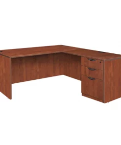 Regency Legacy 71" Single Full Pedestal L-Desk, 4