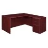 Regency Legacy 71" Single Full Pedestal L-Desk, 4