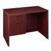 Regency Legacy 42" Single Pedestal Desk, Mahogany