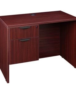 Regency Legacy 42" Single Pedestal Desk, Mahogany