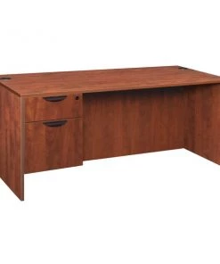 Regency Legacy 60" Single Pedestal Desk, Cherry