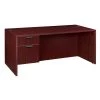 Regency Legacy 60" Single Pedestal Desk, Mahogany