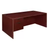Regency Legacy 71" Single Pedestal Desk, Mahogany
