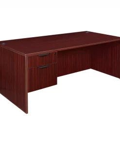 Regency Legacy 71" Single Pedestal Desk, Mahogany