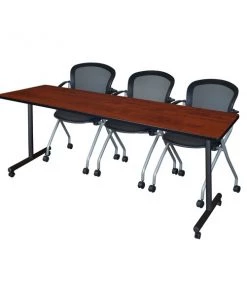 Regency Kobe Mobile Training Table, 84" x 24", Che