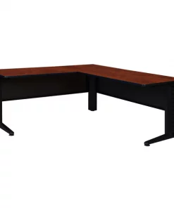 Regency Fusion 66" L-Desk Shell, 42" Return, Cherr