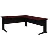 Regency Fusion 66" L-Desk Shell, 48" Return, Mahog