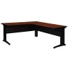 Regency Fusion 72" L-Desk Shell, 42" Return, Cherr