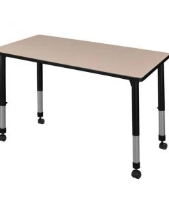 Regency Kee 48" x 24" Height Adjust Mobile Table