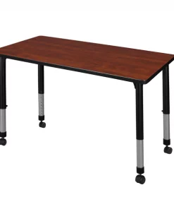 Regency Kee 48" x 24" Height Adjust Mobile Table