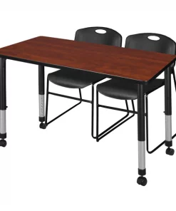 Regency Kee 48" x 24" Height Adjust Mobile Table