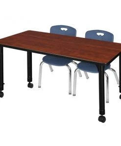Regency Kee 48" x 24" Height Adjust Mobile Table