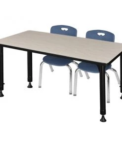 Regency Kee 48" x 24" Height Adjust Table, Maple