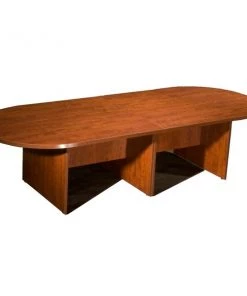 Boss Race Track Conferenc Table, 10 ft., Cherry