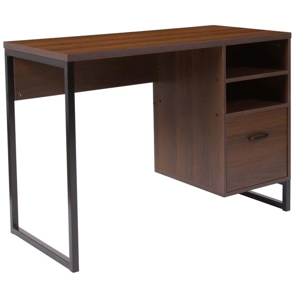 Flash Furniture Computer Desk, 19-1/2" D, 41-1/4" W, 29-1/2" H, Rustic, Laminate - Image 8