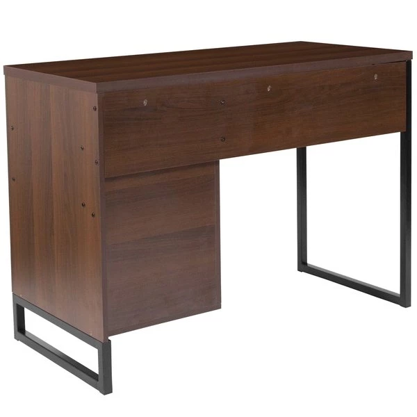 Flash Furniture Computer Desk, 19-1/2" D, 41-1/4" W, 29-1/2" H, Rustic, Laminate - Image 4