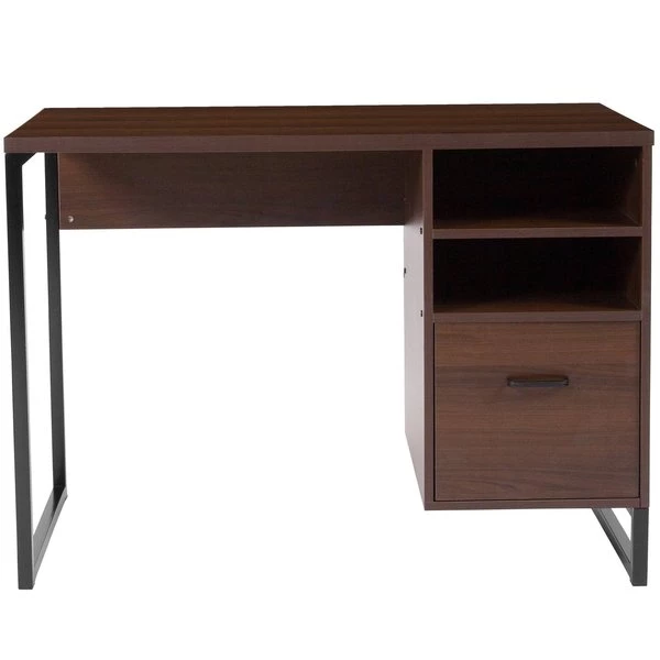 Flash Furniture Computer Desk, 19-1/2" D, 41-1/4" W, 29-1/2" H, Rustic, Laminate - Image 7